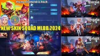 NEW SKIN SQUAD KISHIN DEISHETSU MLBB 2024! UPDATE EVENT PROMO DIAMOND, EXORCIST PART 2