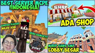 Mirip Sans SMP ! Ini dia Server Mcpe Indonesia terbaik!! | Minecraft 1.17 server