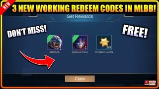 CLAIM! 3 NEW REDEEM CODES THIS SEPTEMBER 2, 2021 | MLBB Transformers Challenge