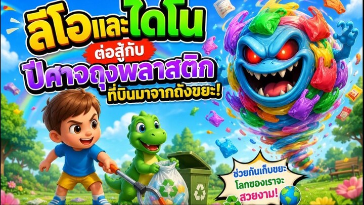 ช่วยกันเก็บขยะ