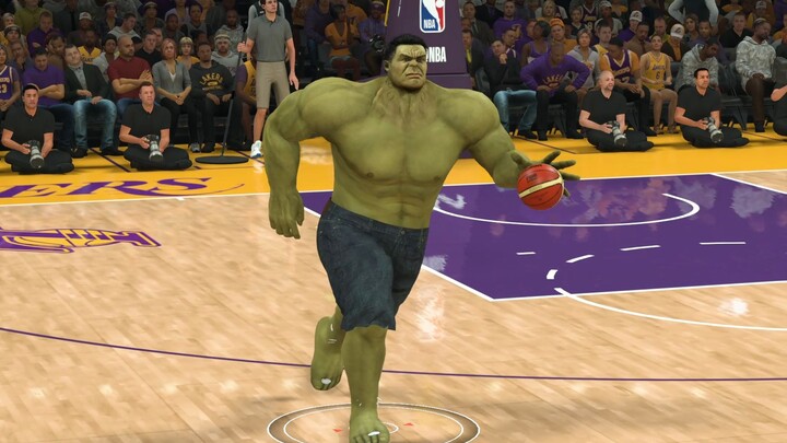Khi Hulk đến NBA! Tấn công và phòng thủ đều 999999 (video dọc)