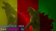 Dark Midfield Of Fanmade Legendary Godzilla 2019 - 2024 Parte 1 Screen Time Master HM 1234 Gu