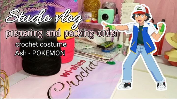 Pokemon ASH crochet costume