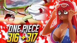 SHANKS AND WHITE BEARD?! | One Piece Episode 316/317 Reaction