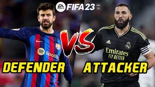Pemain Bertahan vs. Penyerang - FIFA 23 Experiment #1