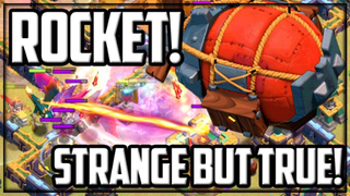 CLASH OF CLANS - ROCKET BLIMP__ Strange But True Attacks!! PART#1