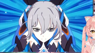 "Đẹp trai quá!" Mèo hồng đã xem phim hoạt hình ngắn "Honkai Impact 3" "Tái tạo thiên thần"