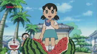 DORAEMON BAHASA INDONESIA TERBARU 2023 HARI INI NO ZOOM - MEMBELAH SEMANGKA