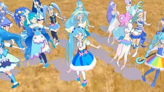 【mmdプリキュア】青キュアで心拍数♯0822