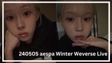 (Eng Sub) 240505 Winter Weverse Live on Children's Day