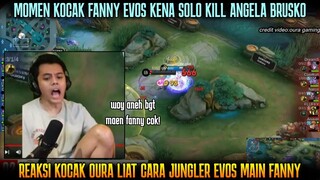 FANNY EVOS DI SOLO KILL ANGELA BRUSKO | BEGINI REAKSI KOCAK OURA YANG KESEL LIATNYA 😅