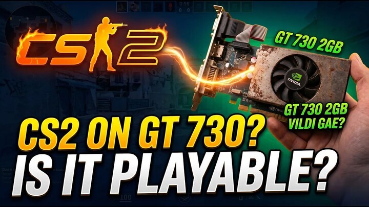 GT 730 + i7-2600 CS2 Disaster We Tested It