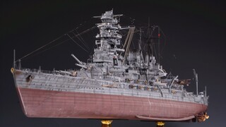 1/350 Nagato 1941 proses produksi dan berbagi gambar produk jadi
