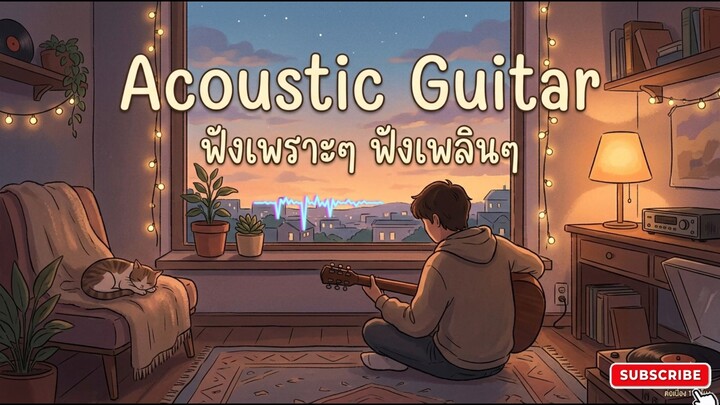 Acoustic Guitar Lofi ฟังเพราะๆ ฟังเพลินๆ ต่อเนื่อง ความยาว 1 ชั่วโมง