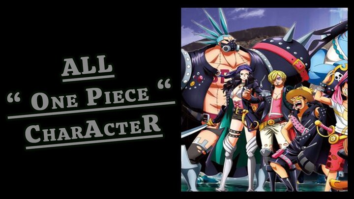 All One Piece Character Part 3
