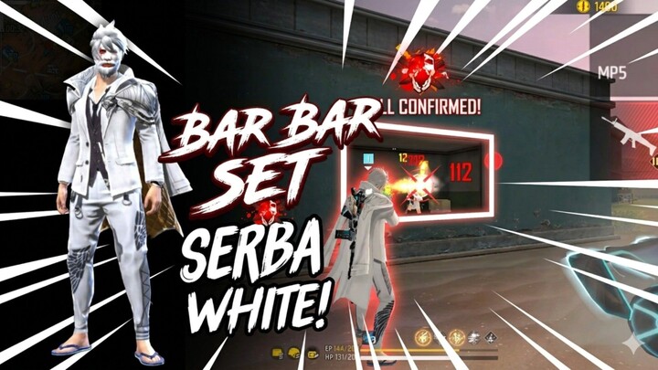 Barbar set serba putih auto bantai!!