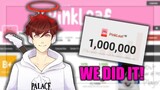 Finnally PINKLEAF reached His 1 Million Subs! [Congratulations]