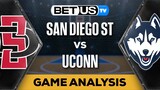 San Diego St vs UConn (03-28-24) Game Preview | College Basketball Picks and Predictions