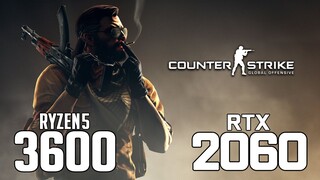 Counter-Strike: Global Offensive on Ryzen 5 3600 + RTX 2060 1080p, 1440p benchmarks!