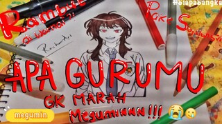 menggambar megumin versi anak SMA !?!? emang bolehh #bestofbest #megumin #draw