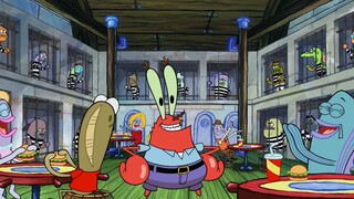 《海绵宝宝》蟹老板为了挣钱，把蟹堡王改成监狱主题餐厅，真棒