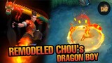 NEW CHOU REMODELED DRAGON BOY SKIN in Mobile Legends
