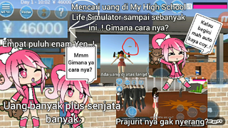 Mencari uang di My High School Life Simulator sampai sebanyak ini..!?😱😳