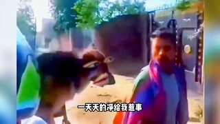让你让开没听见？