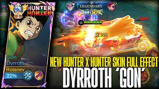 [VOICE JAPAN] HUNTERxHUNTER Skin: DYRROTH "Gon" Full Effect!! | MLBB x HxH Skin Collaboration