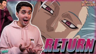 "BAN RETURNS" Seven Deadly Sins Season 4 Episode 8 Live Reaction!