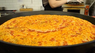 Pizza siêu đẫm phô-mai #amthucduongphohanquoc