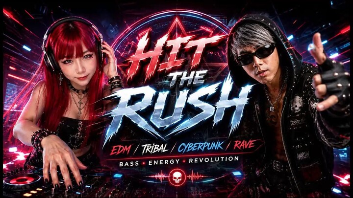 ⚡🔥 **HIT THE RUSH | Dark Psytrance × Dark Electro EDM × Tribal Festival Bass** 🔥⚡