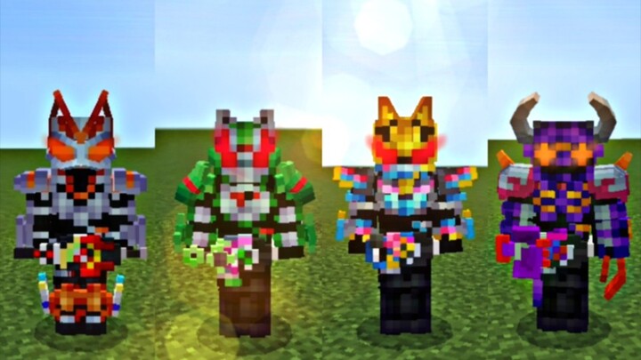 Transformasi Kamen Rider Ultra Fox Four Buckle Armor dan Demonstrasi Gameplay [Berubah menjadi Kamen