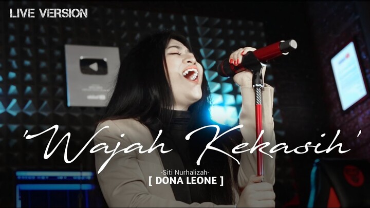 WAJAH KEKASIH - DONA LEONE | Woww VIRAL Suara Menggelegar BUMIL Lady Rocker | SLOW ROCK