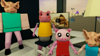 ครอบครัว Peppa Pig โดน Rick กลิ้งใน Roblox Brookhaven 🏡RP