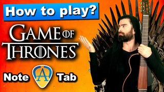 Guitar lesson : Game of Thrones Fingerstyle