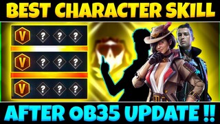 Top-6 Useful And Useless Character After Ob35 Update || Best Character Ability After Update Freefire