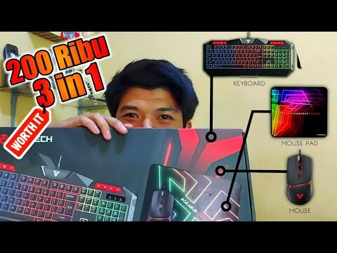 TERBAIK! FANTECH 3 in 1 COMBO GAMING CUMA 200 RIBU?!  - UNBOXING NGANAR