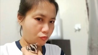 เซลฟี่กับตัวแสบ น้องปิ่นทอง #ชูการ์ไกรเดอร์