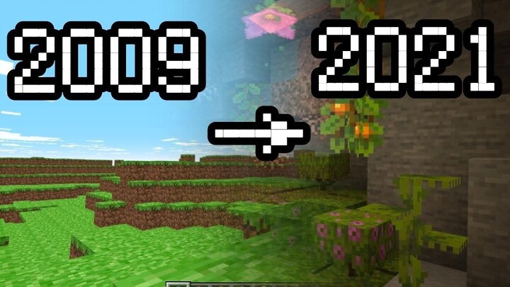 [Gaming][Minecraft]Evolution of Minecraft over the last 12 years