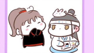 【墨香同人|Q版】和老攻的三种相处方式