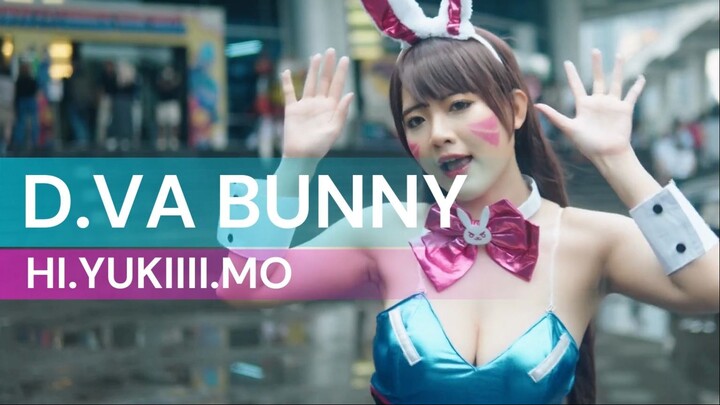 Cosplay D.Va nih Bos dari YukiMo, Senggol dong, Kena Ulti langsung surrend ditempat