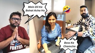 Boss Aur Horror Film 👿😅 | RJ Praveen | Chiggy Series | Comedy Video | Funny Video | Office