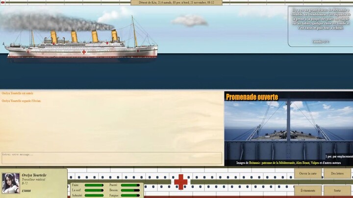 🔴 Britannic Voyage RPG 2023 ( Episode 12 ) - Le Naufrage Du HMHS Britannic (Survire Ou Mourir)