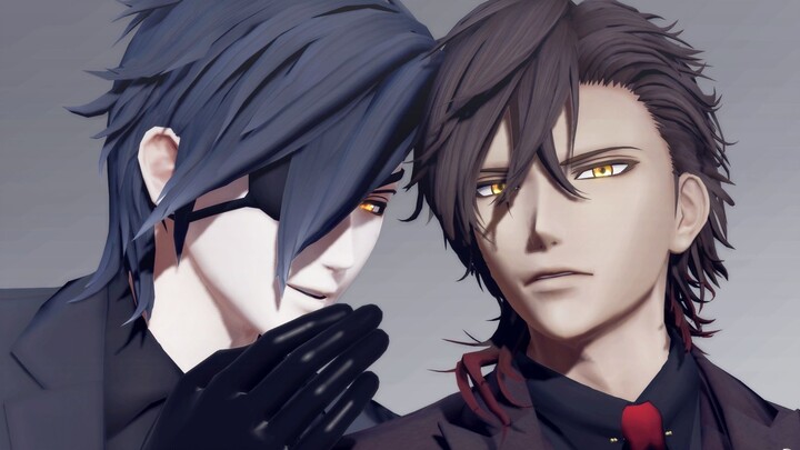 [MMD Touken Ranbu]Bộ đồ đôi Dragon Garo và "CH4NGE" của Mitsutada