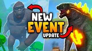 Godzilla vs Kong Event UPDATE!! in Roblox Islands