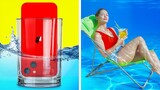 BEST HACKS FOR YOUR NEXT BEACH TRIP || Funny DIY Pranks on Friends by 123 GO! SCHOOL