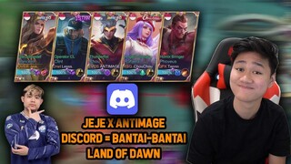 RANKED SAMA ANTIMAGE DISCORD AUTO BANTAI LAND OF DAWN PAKE LANCELOT ! - Mobile Legends