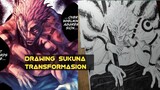 Drawing Sukuna Transformasi Jujutsukaisen Terbaru