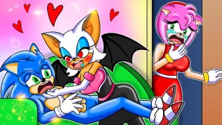 R.I.P All... Amy Rose Say Goodbye! - Rouge's False Love With Sonic - Sonic the Hedgehog 2 Animation
